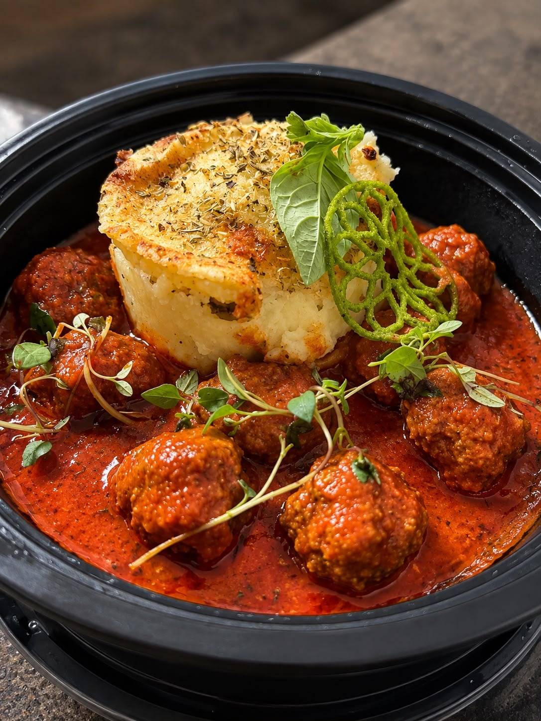 Tajine de kefta à l'œuf, cuisine marocaine servie en villa à Marrakech